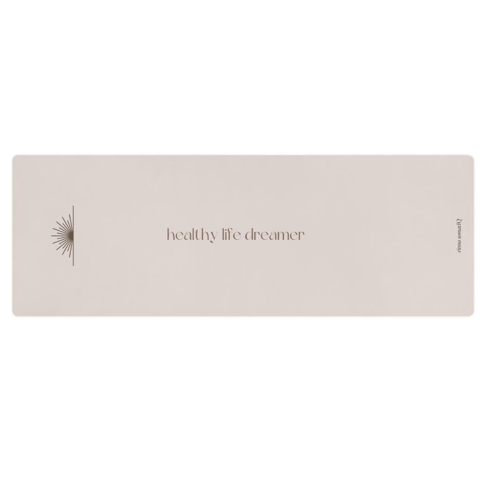Healthy Life Dreamer with sun Yoga Mat