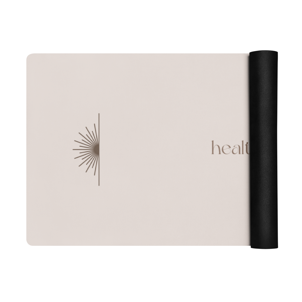 Healthy Life Dreamer with sun Yoga Mat