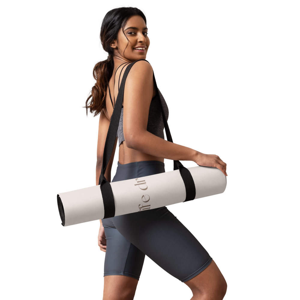 Healthy Life Dreamer with sun Yoga Mat