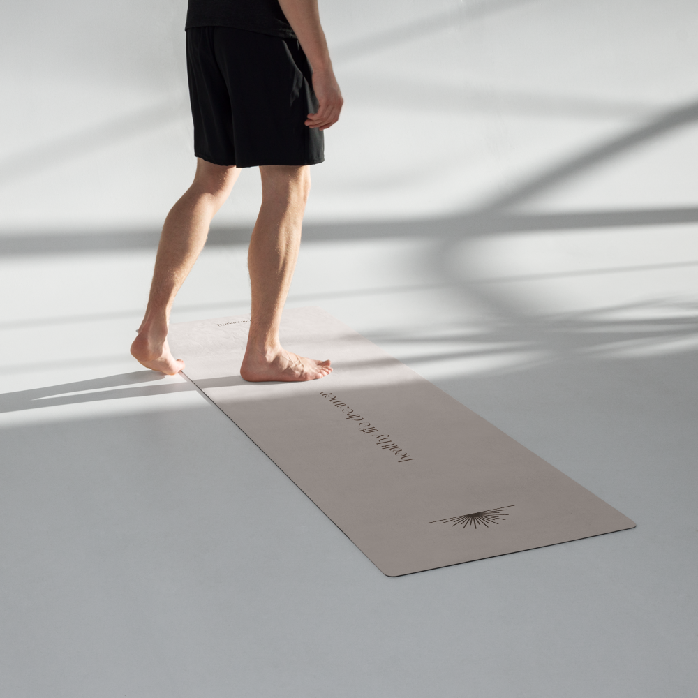 Healthy Life Dreamer with sun Yoga Mat